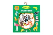 Hobby artikelen - Wins Holland Wild Animals - 200 Removable Stickers - PT2331