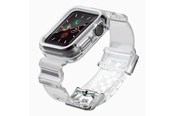 Smartwatch - Accessoires - Hurtel Silicone Band Strap Bracelet Case Strap Light Set for Apple Watch 42mm - Black - 5907769331701