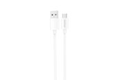 USB-kabel - Dudao L4ST USB-A / USB-C 5A 1m cable - white - 6976625331758
