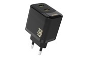 Mobiel - Adapters & Opladers - Dudao A28PEU PD 45W GaN 2xUSB AC Charger - Black - 6976625334292