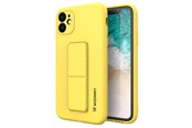 Mobiel - Covers & Cases - Wozinsky Kickstand Case Silicone Case with Stand Case for Samsung Galaxy A32 5G Yellow - 9111201940901