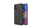 Mobiel - Covers & Cases - Wozinsky  Kickstand Case Silicone Case with Stand Samsung Galaxy M51 Case Black - 9111201941052