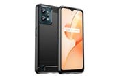 Mobiel - Covers & Cases - Hurtel Carbon Case for Realme C31 Flexible Silicone Carbon Cover Black - 9145576267622