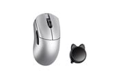Muis - WLMouse HUAN Stainless Magnesium Alloy / Wireless 8K - Gaming muis - Optisch - 5 knoppen - Zilver - HUAN-SILVER-O