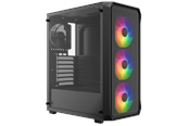 DUTZO C322 Mesh ARGB - Case - Miditower - Zwart