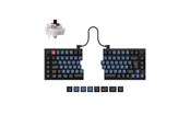 Toetsenbord - Keychron Q11 Split 75% Knob QMK/VIA - Keychron K Pro Brown - Ergonomisch toetsenbord - Noords - Zwart *DEMO* - Q11-M3-BO