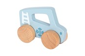 Speelgoedauto - Small Foot - Wooden Push Car Blue - 12710