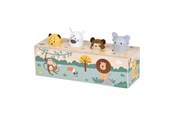 Speelgoed voor baby's - Small Foot - Wooden Dancing Animals with Sounds Safari FSC - 12757