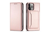 Mobiel - Covers & Cases - Hurtel Magnet Card Case for Samsung Galaxy S23+ Flip Cover Wallet Stand Pink - 9145576271100