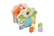Speelgoed voor baby's - Small Foot - Træformssorteringskasse Jungle Friends FSC - 12767