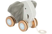 Speelgoed voor baby's - Small Foot - Wooden Elephant with Crinkly Ears - 12624