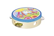Houten speelgoed - Goki Wooden Tambourine with Bells Sunshine - 61841