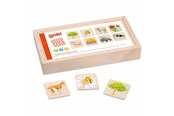 Bordspellen, Kaartspellen & Dobbelspellen - Goki Wooden Memo In the Countryside - 56300