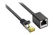 Netwerk - kabel - Alcasa electronik Good Connections RNS patch extension cable - 50 cm - black - Zwart - 0.5m - 8070VR-005S