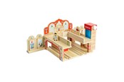 Houten speelgoed - Bigjigs Wooden Grand Central Station Playset - BJT613