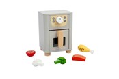 Doen-alsof spelen - Bigjigs Wooden Airfryer Playset 5-piece. - 37083
