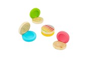 Houten speelgoed - Bigjigs Wooden Castagnette Color - 37078