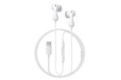 Headphones/Headsets - Baseus Encok CZ20 In-Ear Wired USB-C Headphones - White - A00171400213-00