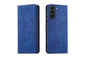 Mobiel - Covers & Cases - Hurtel Magnet Fancy Case for Samsung Galaxy S23 Ultra Cover with Flip Wallet Stand Blue - 9145576271520