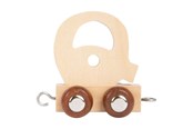 Houten speelgoed - Small Foot - Wooden Letter Train - Q - 12 pieces - 7476-display12