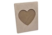 Kinderkamer - Playwood Wooden Photo Frame Heart - SL202HB