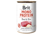 Honden - Brit Mono Protein Beef & Rice 400g - 8595602555345