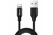 USB-kabel - Baseus Yiven fabric braided cable USB / Lightning 1.8M black (CALYW-A01) - CALYW-A01