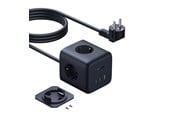 Voedingskabel (extern) - Baseus EnerFill FA11 67W Power Strip USB-A + USB-C Cube + 3 x EU Socket 1.5m - Black - E00082100123-00