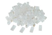 Netwerk - kabel - Gembird Cablexpert network connector - Transparent - LC-8P8C-002/10