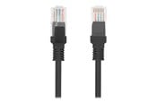 Netwerk - kabel - Lanberg patch cable - 10 m - black RAL 9004 - Zwart - 10m - PCU5-10CC-1000-BK