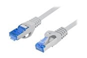 Netwerk - kabel - Lanberg patch cable - 1 m - grey RAL 7035 - Blauw - 1m - PCF6A-10CC-0100-S