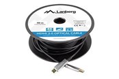 Beelscherm- en tv-kabel - Lanberg HDMI cable with Ethernet - 40 m - CA-HDMI-20FB-0400-BK