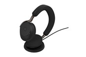 Headphones/Headsets - Jabra Evolve3 75 MS Link390a - Black (Incl. Wireless Charging Pad) - 37599-999-989