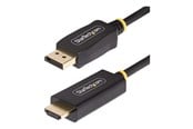 Beelscherm- en tv-kabel - StarTech.com adapter cable - DisplayPort / HDMI - 2 m - 2M-DP-HDMI-4K60-HDR