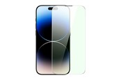 Mobiel - Beschermend glas - Baseus Full Screen Tempered Glass for iPhone 14 Pro Max with Anti Blue Light Filter and 0.3mm Speaker Cover + Mounting Frame - SGXT001602