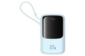 Powerbank - Baseus Qpow Pro+ 22.5W 10000mAh USB-C Power Bank - Blue Powerbank - Blauw - 10000 mAh - P10067101313-00