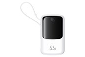 Powerbank - Baseus Qpow Pro+ Power Bank 22.5W 10000mAh USB-C - White Powerbank - Wit - 10000 mAh - P10067101213-00