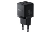 Mobiel - Adapters & Opladers - Baseus Palm 20W USB-C USB-A Wall Charger - Black - P10111608113-00