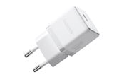 Mobiel - Adapters & Opladers - Baseus Palm 1C 20W Wall Charger (with Mini White USB-C 60W (20V/3A) 1m Cable) - White - P10111602213-01