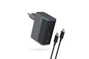 Mobiel - Adapters & Opladers - CUKTECH CUKAD1003EUG GaN 100W Wall Charger 2 x USB-C 1 x USB-A with USB-C Cable - Grey - CUKAD1003EUG