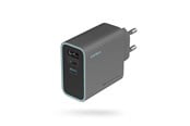 Mobiel - Adapters & Opladers - CUKTECH CUKAD653EUGR 65W GaN Wall Charger 2 x USB-C 1 x USB-A - Grey - CUKAD653EUGR