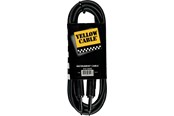 Audiokabel - Yellow Cable G63D - 1/4" gegoten jack/jack-kabel 3 meter - ECO G63D