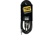 Audiokabel - Yellow Cable K07M-3 - 2 x 1/4" Jack - 3,5mm. TRS Mini-Jack-kabel 3m. - ECO K07M-3