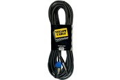 Audiokabel - Yellow Cable HP9JS - Speakon - 1/4" jack luidsprekerkabel 9m. - ECO HP9JS