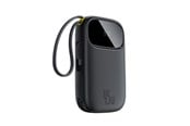 Powerbank - Baseus EnerFill FC31 10000mAh 45W Power Bank with USB-C and Lightning Cables - Black Powerbank - Zwart - 10000 mAh - E0028C00