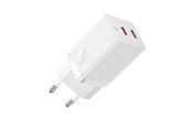 Mobiel - Adapters & Opladers - Baseus GaN5 Pro 40W 2xUSB-C Wall Charger - White - P10110804217-Z1