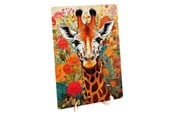 Puzzels - Creative Craft Group Wooden Puzzle Giraffe - Unique Shapes - 130 pcs. Hout - 400093