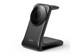 Mobiel - Adapters & Opladers - Joyroom JR-W15 Wireless Charger 3 in 1 Charging Station with MagSafe - Black - JR-W15