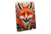 Puzzels - Creative Craft Group Wooden Puzzle Fox - Unique Shapes - 130 pcs. Hout - 400097