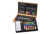 Creatief spelen - Creative Craft Group Luxury Wooden Drawing Case - 92-piece - AR0926/25